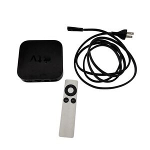 Apple TV 3rd Gen A1469 1080p HD Media Streamer with Aluminum Remote + Power Cord